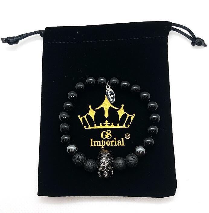 GS Imperial® | Heren Armband | Doodskop Armband Mannen | Indiaan Armband Heren | Skull Armband - GS Imperial®